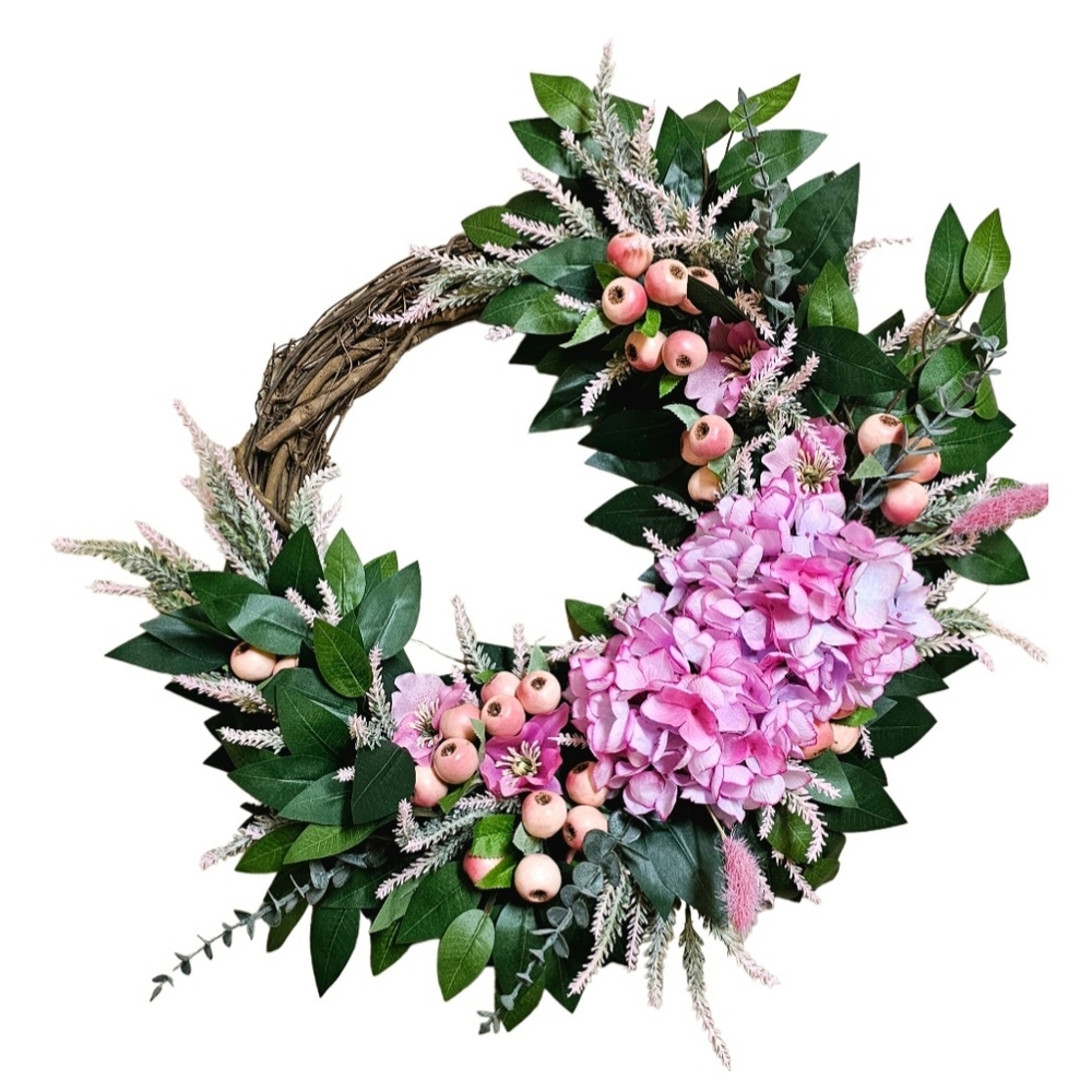 Pink Spring Wreath
